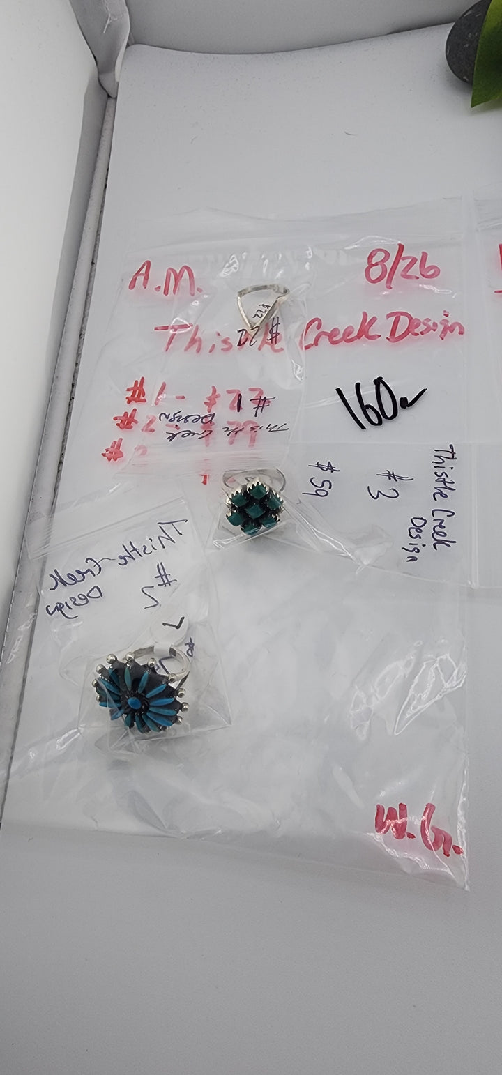 AM SHOW 48HR - RESERVED FOR: Thistle Creek Design - 8/26/2025 FL tiktok Live Show - 3 Sterling Silver Items