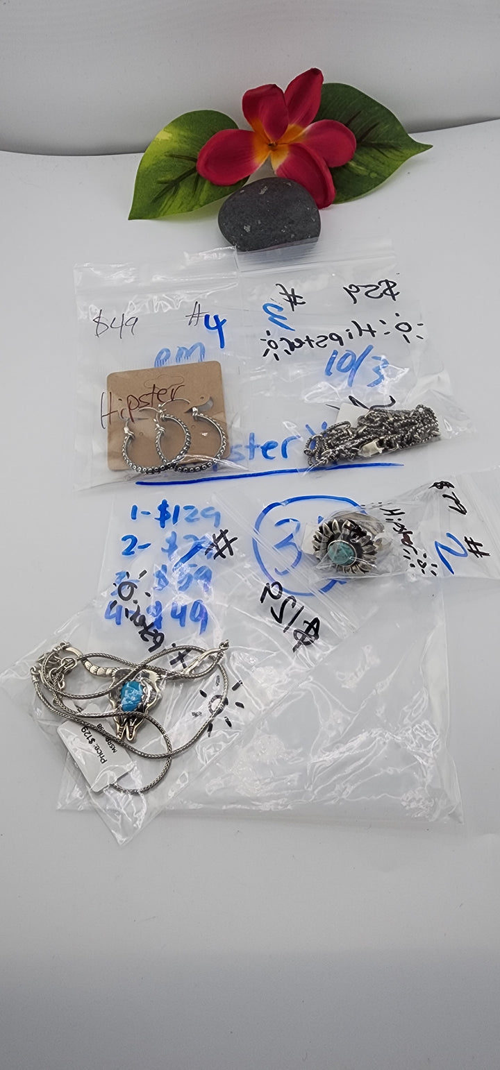 PM SHOW 48HR - RESERVED FOR: 🔆Hipster🔆 - 10/3/2025 FL tiktok Live Show - 4 Sterling Silver Items