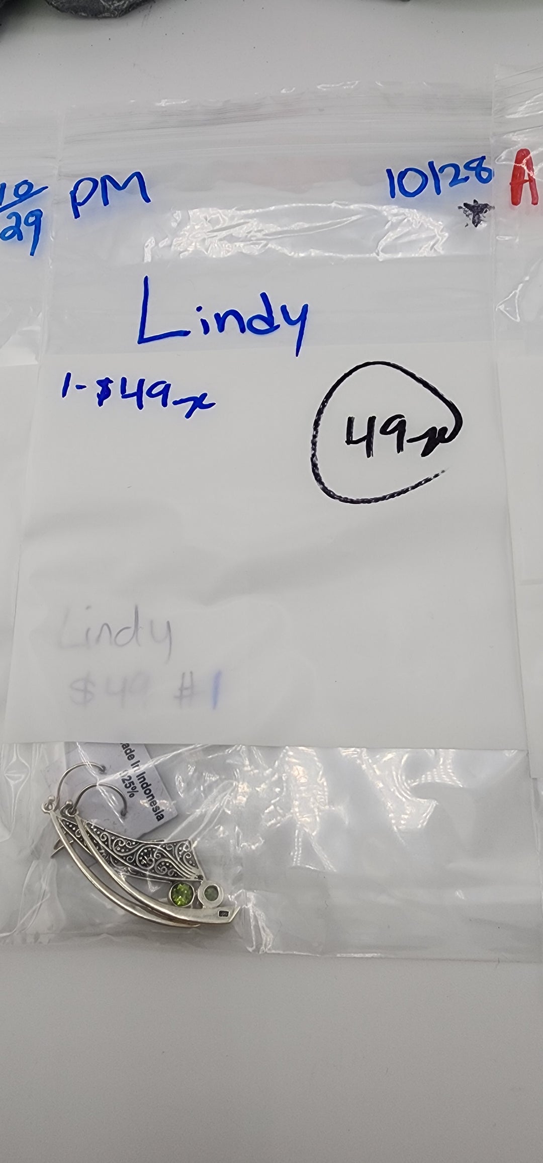 PM SHOW 48HR - RESERVED FOR: Lindy - 10/28/2025 FL tiktok Live Show - 1 Sterling Silver Items