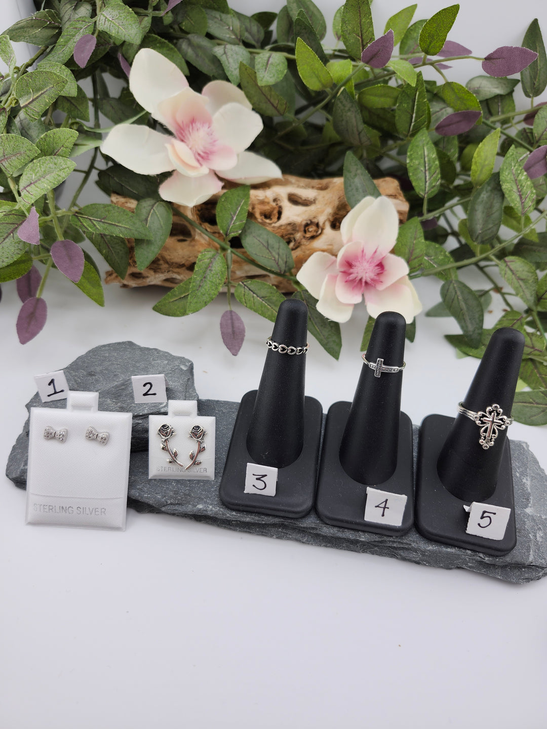 RESERVED FOR:  Frances Bodholdt -11/22/2024 - 5 Sterling Silver Items