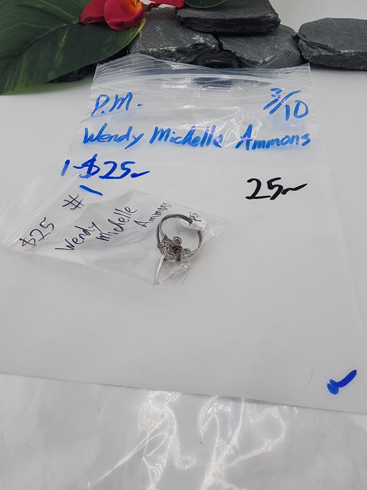 Wendy Michelle Ammons - 3/10/26 - 1 925 Sterling Silver Items