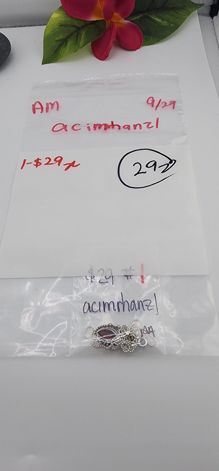 AM SHOW 48HR RESERVED FOR: acimrhanzl - 9/29/2025 FL tiktok Live Show - 1 Sterling Silver Items