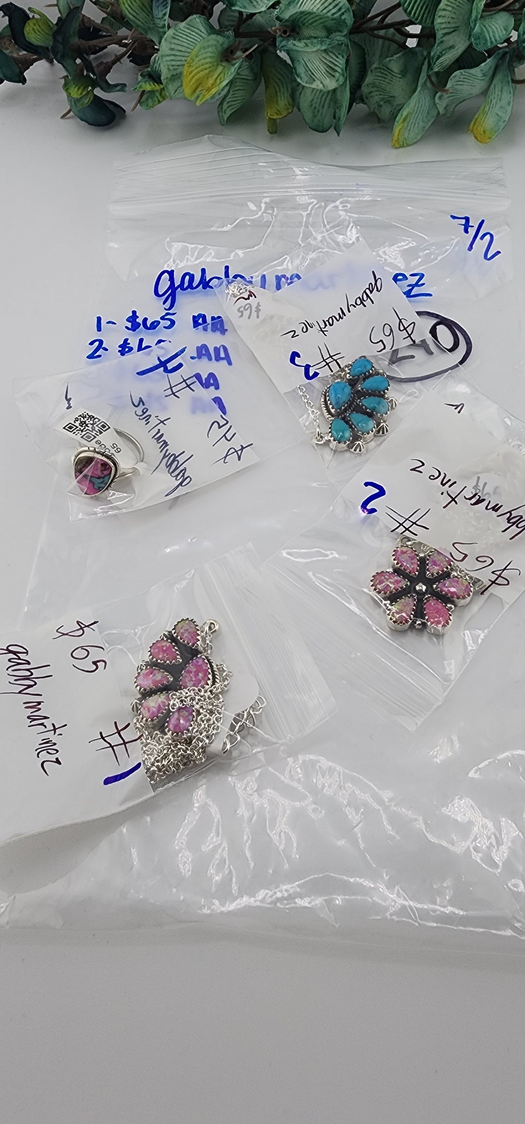 48HR - RESERVED FOR: gabbymartinez - 7/2/2025 FL tiktok Live Show - 4 Sterling Silver Items