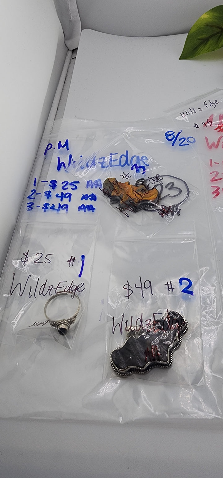 PM SHOW 48HR - RESERVED FOR: WildzEdge - 8/20/2025 FL tiktok Live Show - 3 Sterling Silver Items