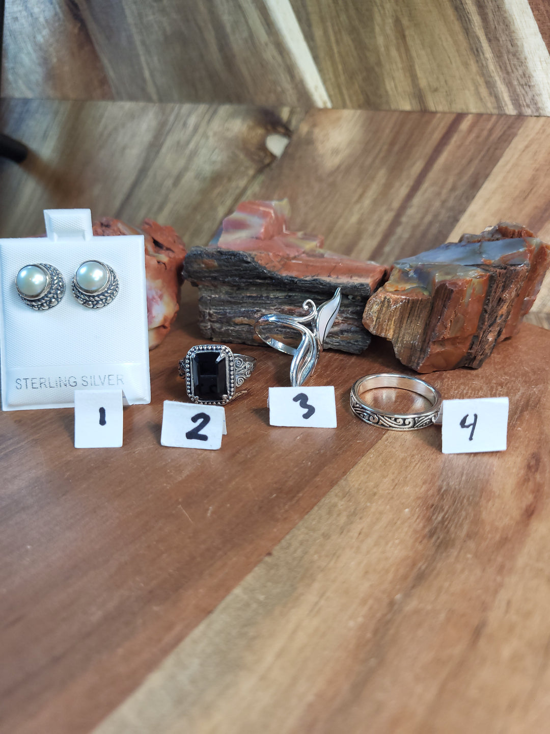 RESERVED FOR: Honey Bunny- 7/19/24-4 Sterling Silver Items