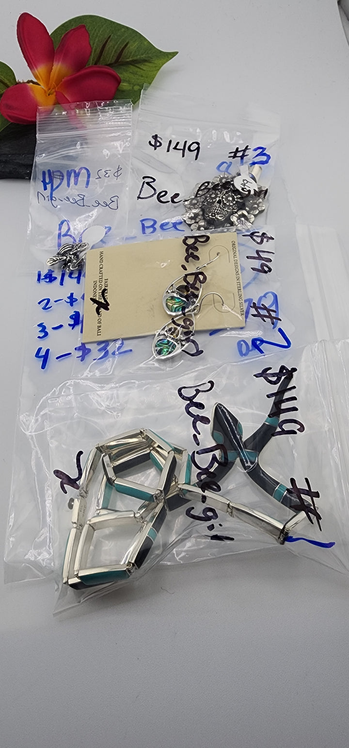 PM SHOW 48HR - RESERVED FOR: Bee_Bee_girl  - 8/1/2025 FL tiktok Live Show - 4 Sterling Silver Items