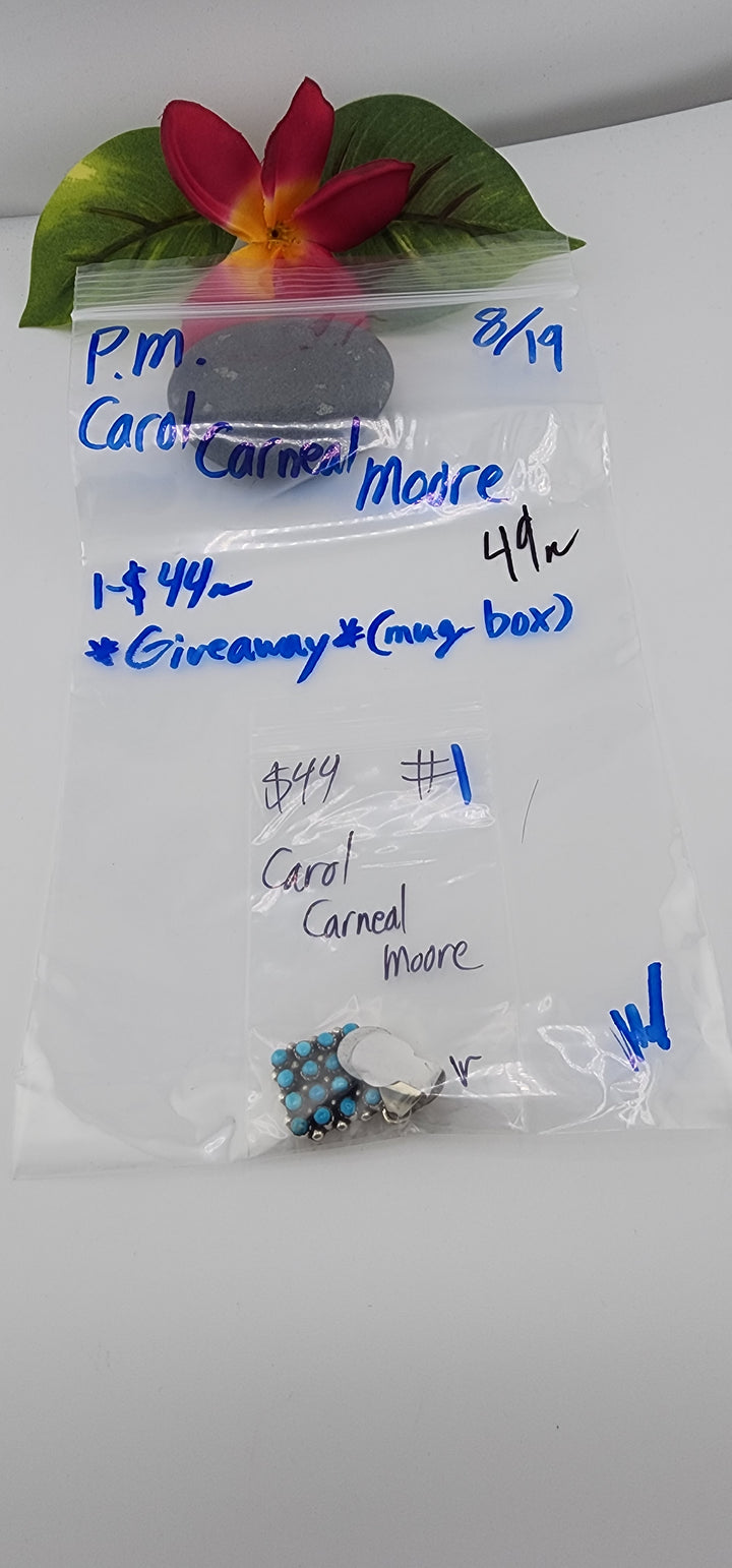 PM SHOW 48HR - RESERVED FOR: Carol Carneal Moore - 8/19/2025 FL tiktok Live Show - 1 Sterling Silver Items