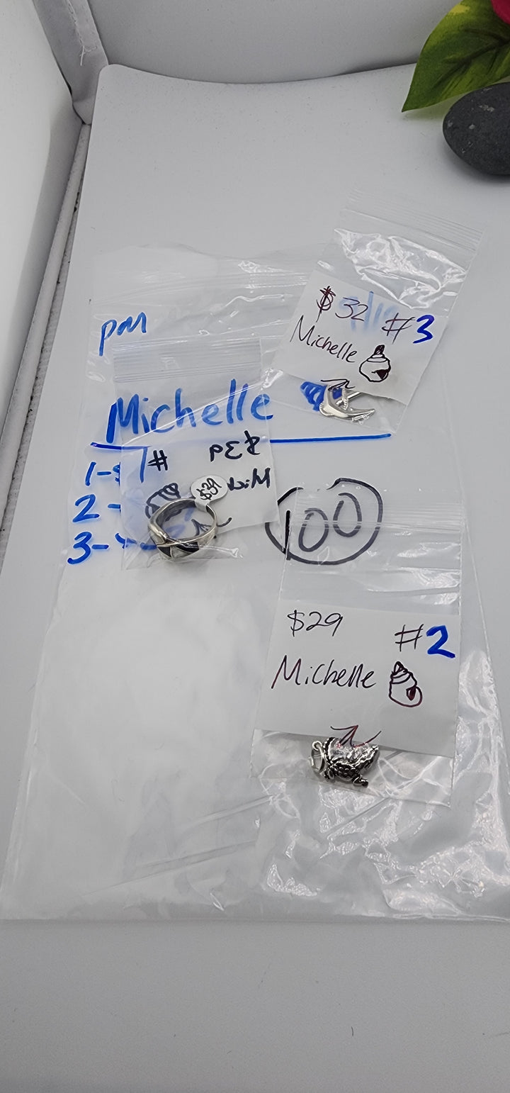 PM SHOW 48HR - RESERVED FOR: Michelle  🐚 - 9/19/2025 FL tiktok Live Show - 3 Sterling Silver Items