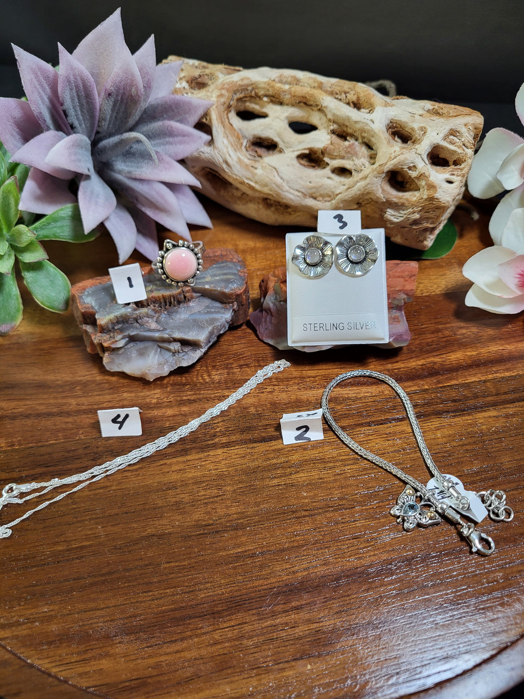 RESERVED FOR: Lady J 7/28/24- 4 Sterling Silver Items