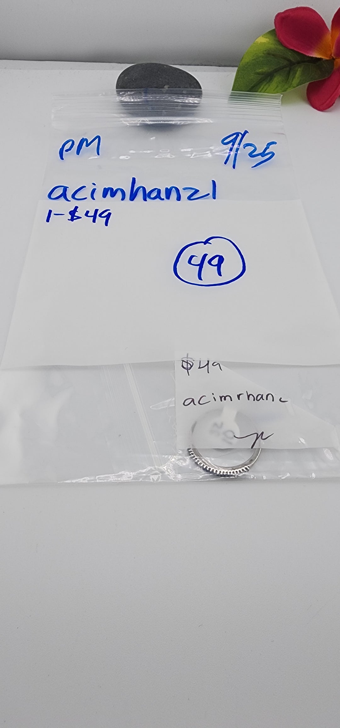 PM SHOW 48HR - RESERVED FOR: acimrhanzl - 9/25/2025 FL tiktok Live Show - 1 Sterling Silver Items