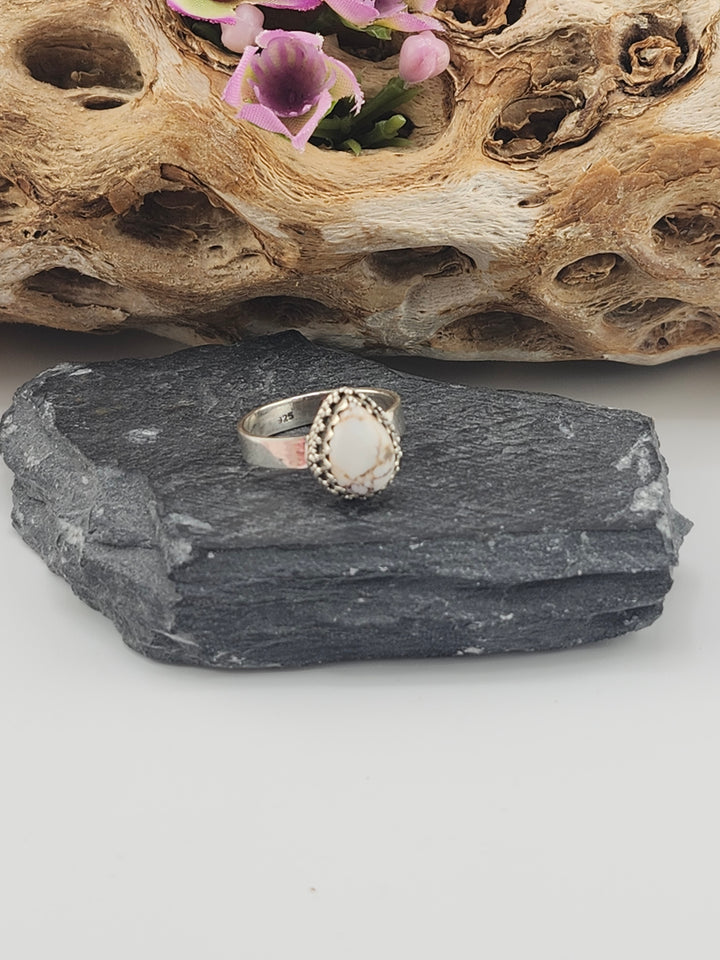 Wild Horse Jasper Dainty Ring