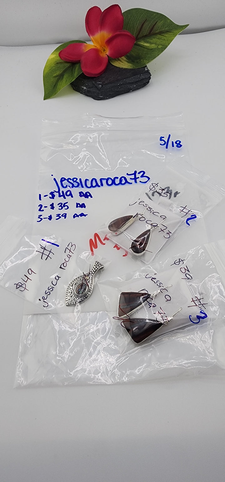 RESERVED FOR: jessicaroca73 - 5/18/2025 tiktok Live Show - 3 Sterling Silver Items