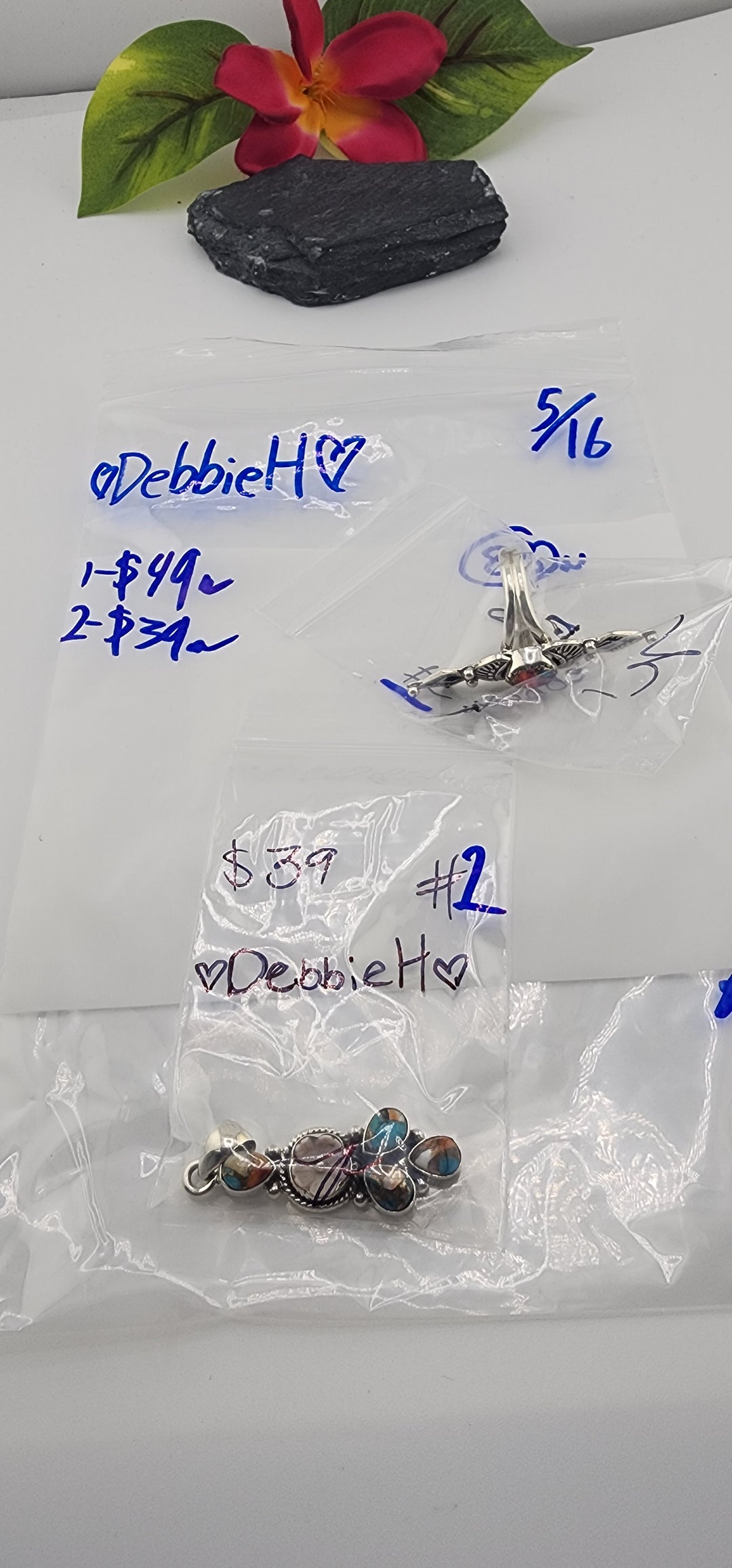 RESERVED FOR: DebbieH - 5/16/2025 tiktok Live Show -2  Sterling Silver Items