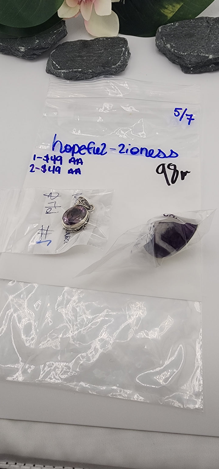 RESERVED FOR: hopeful-lioness - 5/7/2025 tiktok Live Show - 2 Sterling Silver Items