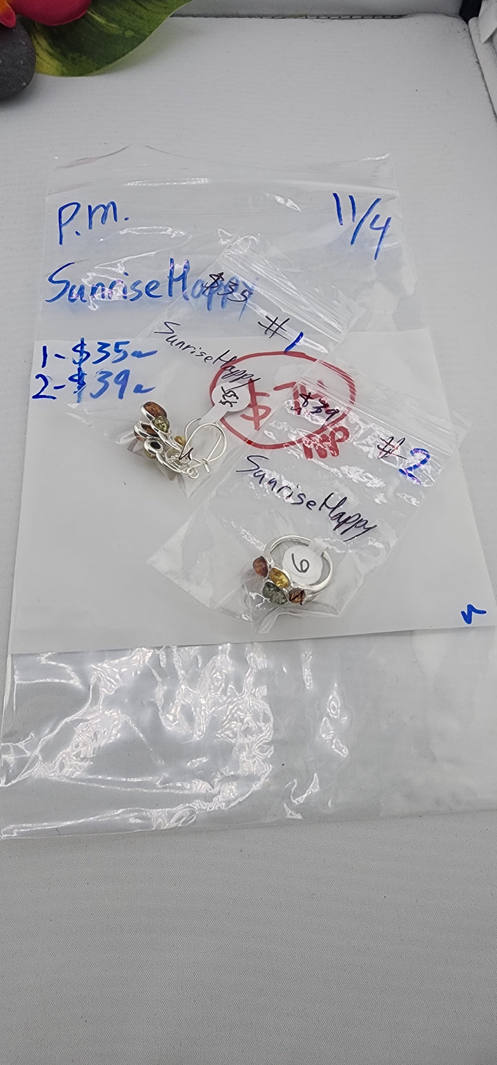 PM SHOW 48HR - RESERVED FOR: Sunrisehappy - 11/4/2025 tiktok Live Show - 2  Sterling Silver Items