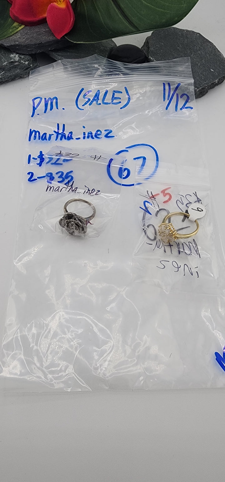 PM SHOW 48HR - RESERVED FOR: martha_inez - 11/12/2025 tiktok Live Show - 2 Sterling Silver Items