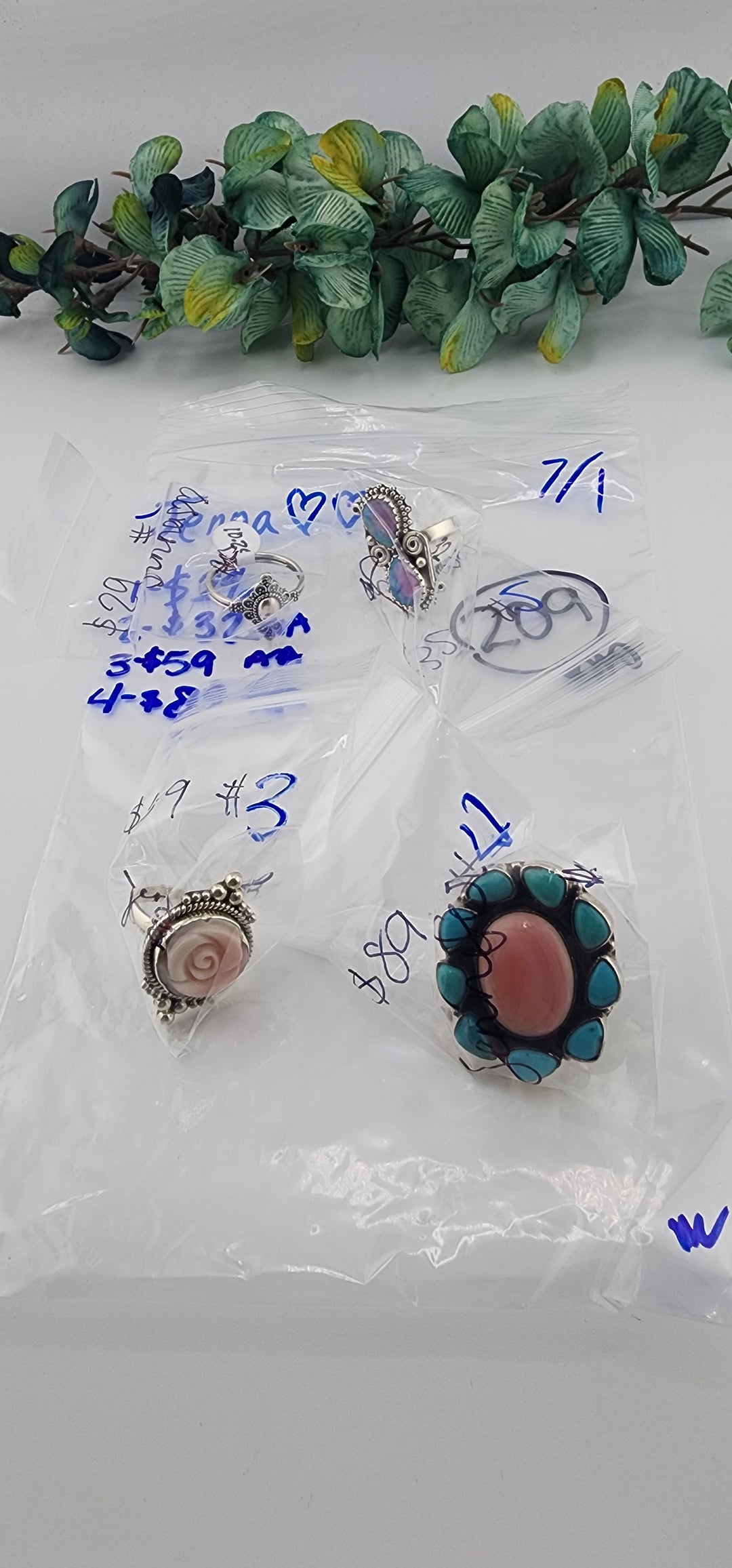 RESERVED FOR: Jenna🖤🧡 - 7/1/2025 tiktok Reservation Live Show - 4 Sterling Silver Items