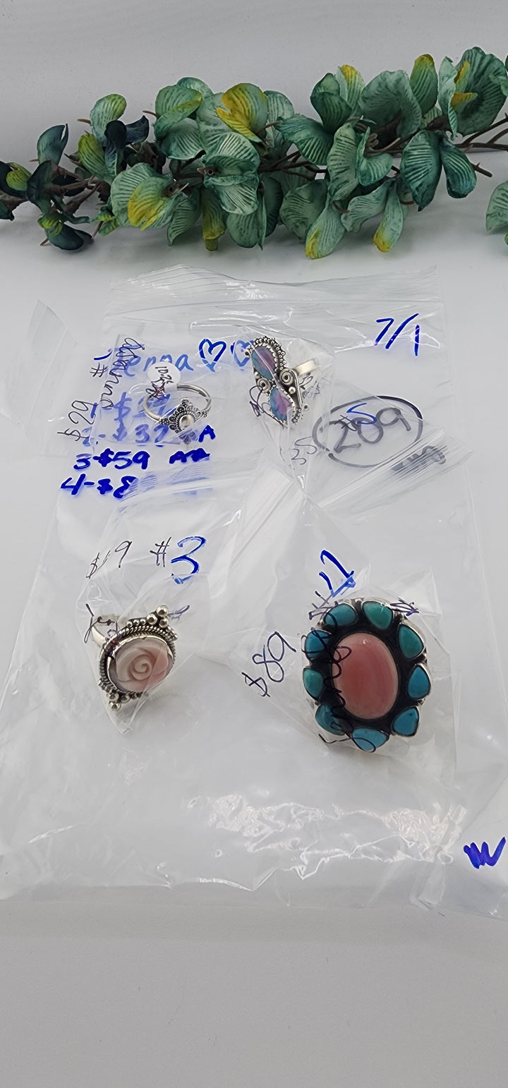 RESERVED FOR: Jenna🖤🧡 - 7/1/2025 tiktok Reservation Live Show - 4 Sterling Silver Items