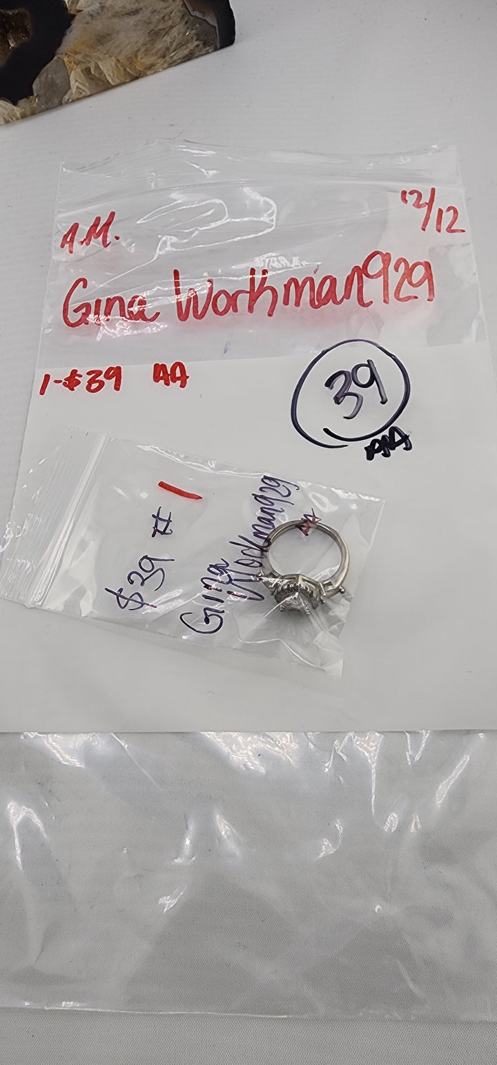 AM SHOW 48HR RESERVED FOR: Gina Workman929 - 12/12/2025 FL tiktok Live Show - 1 Sterling Silver Items