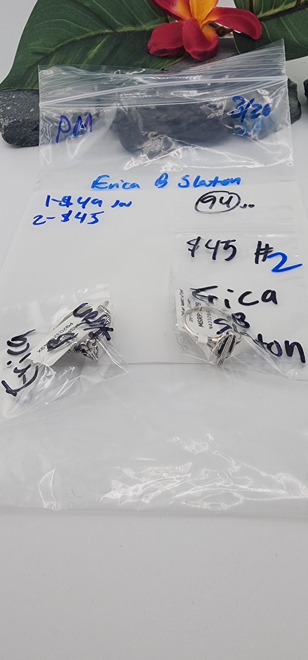 Eric B Slaton - 3/26/26 - 2  925 Sterling Silver Items