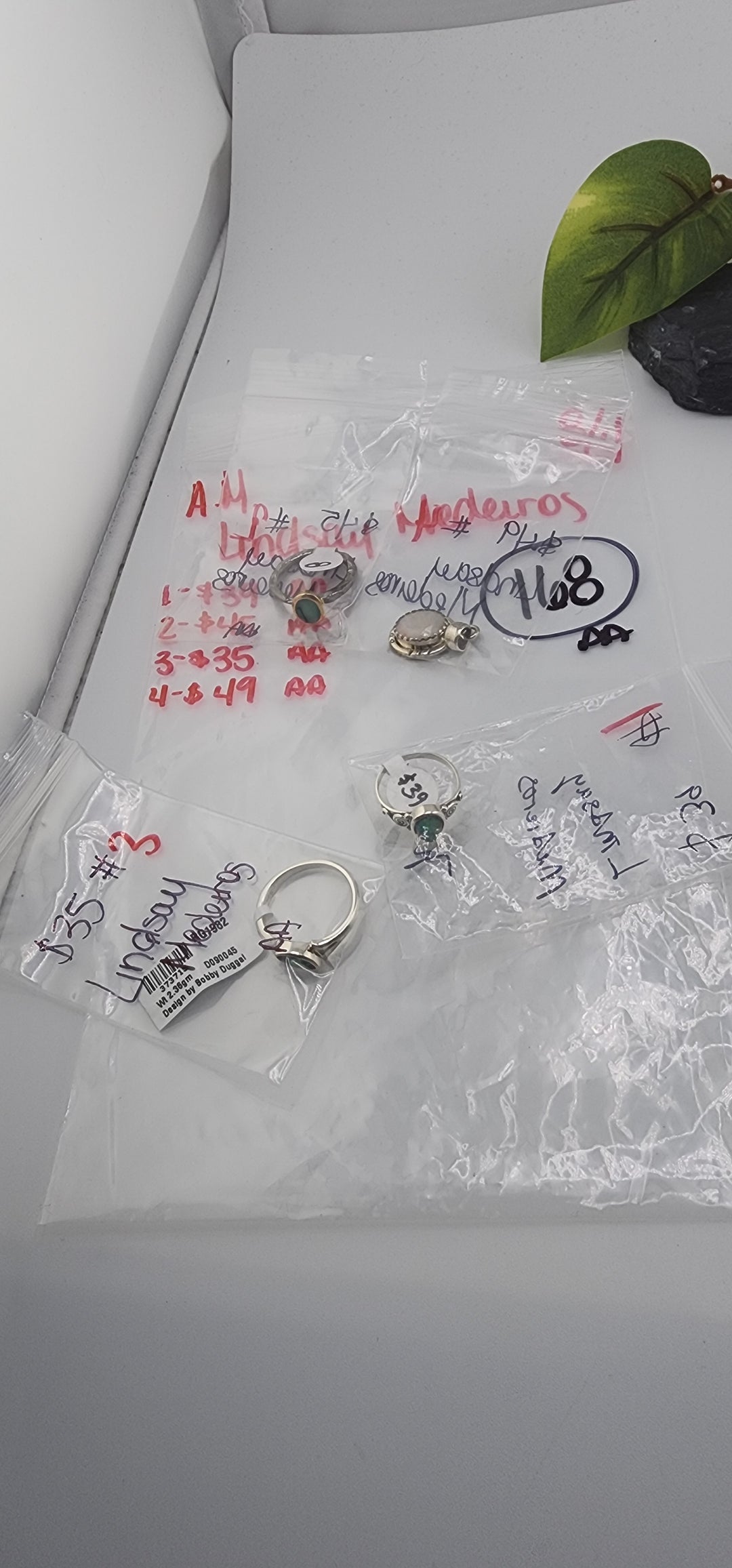 AM SHOW 48HR - RESERVED FOR: Lindsay Medeiros - 8/4/2025 FL tiktok Live Show - 4 Sterling Silver Items
