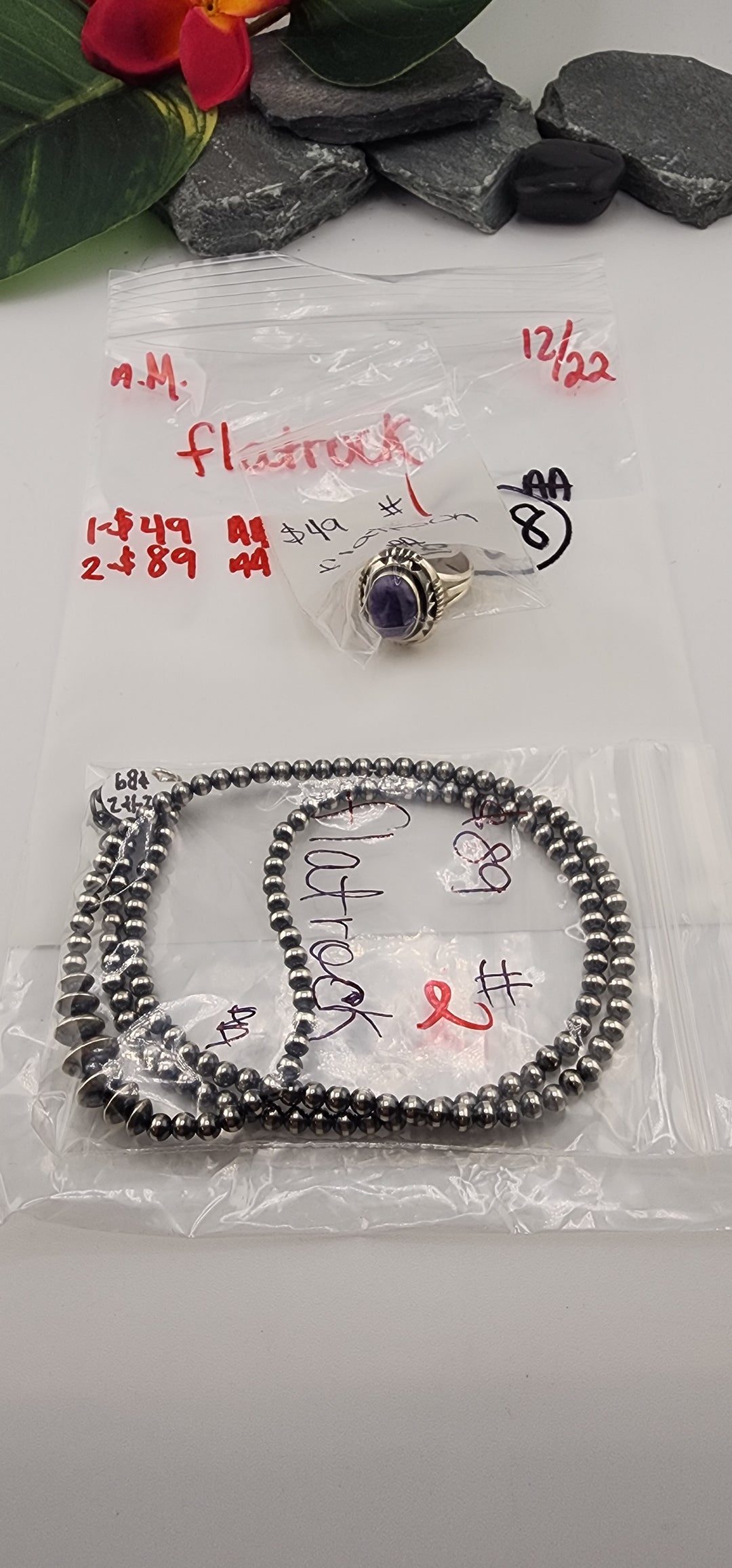 AM SHOW 48HR RESERVED FOR: flatrock - 12/22/2025 FL tiktok Live Show - 2 Sterling Silver Items