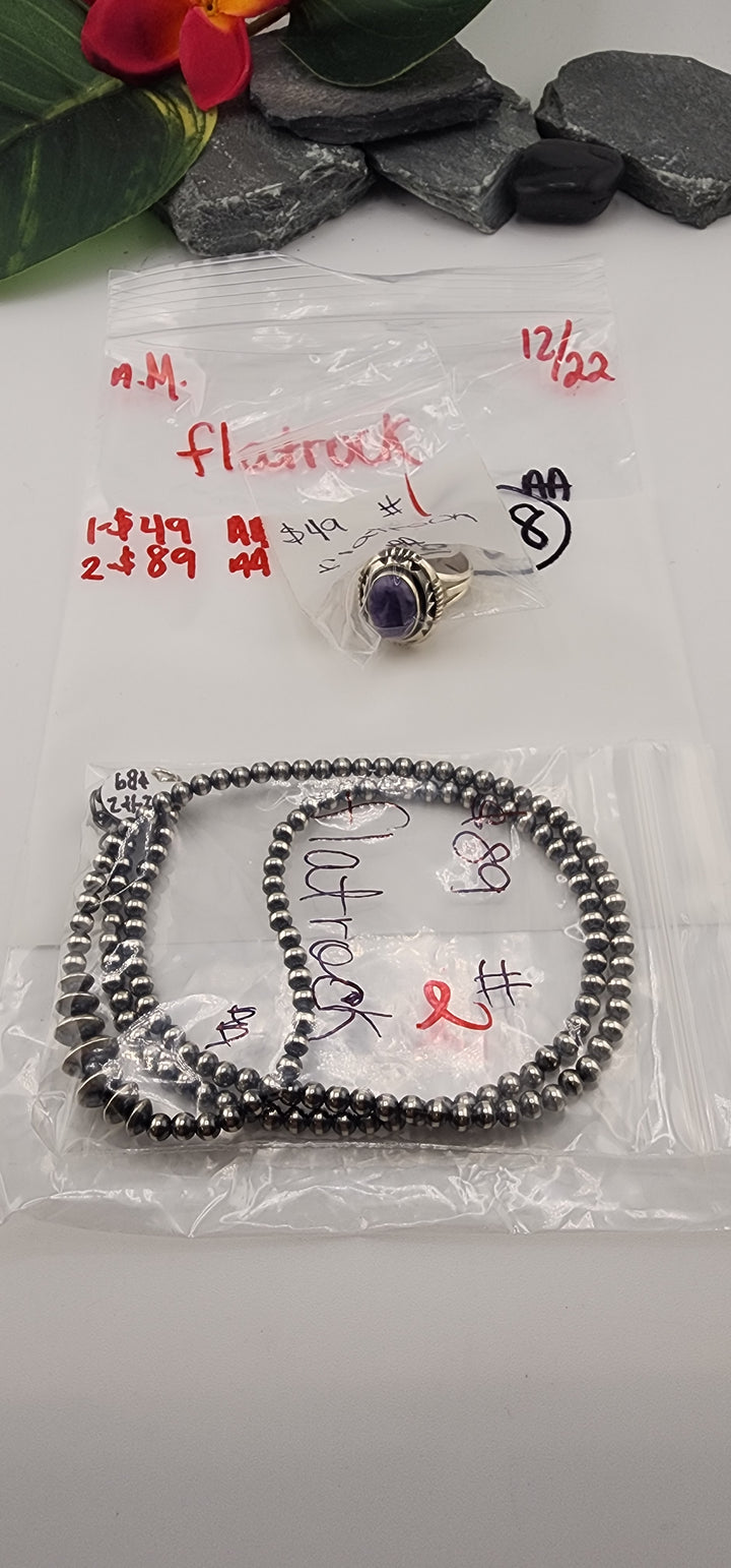 AM SHOW 48HR RESERVED FOR: flatrock - 12/22/2025 FL tiktok Live Show - 2 Sterling Silver Items