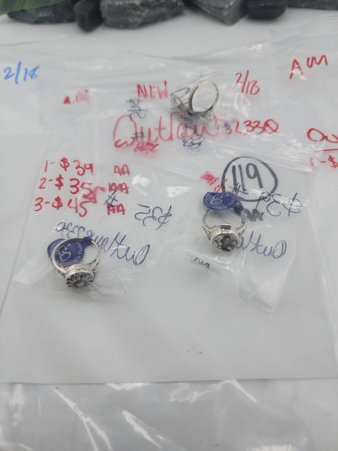 Outlaws2330 - 2/18/26 - 3 925 Sterling Silver Items