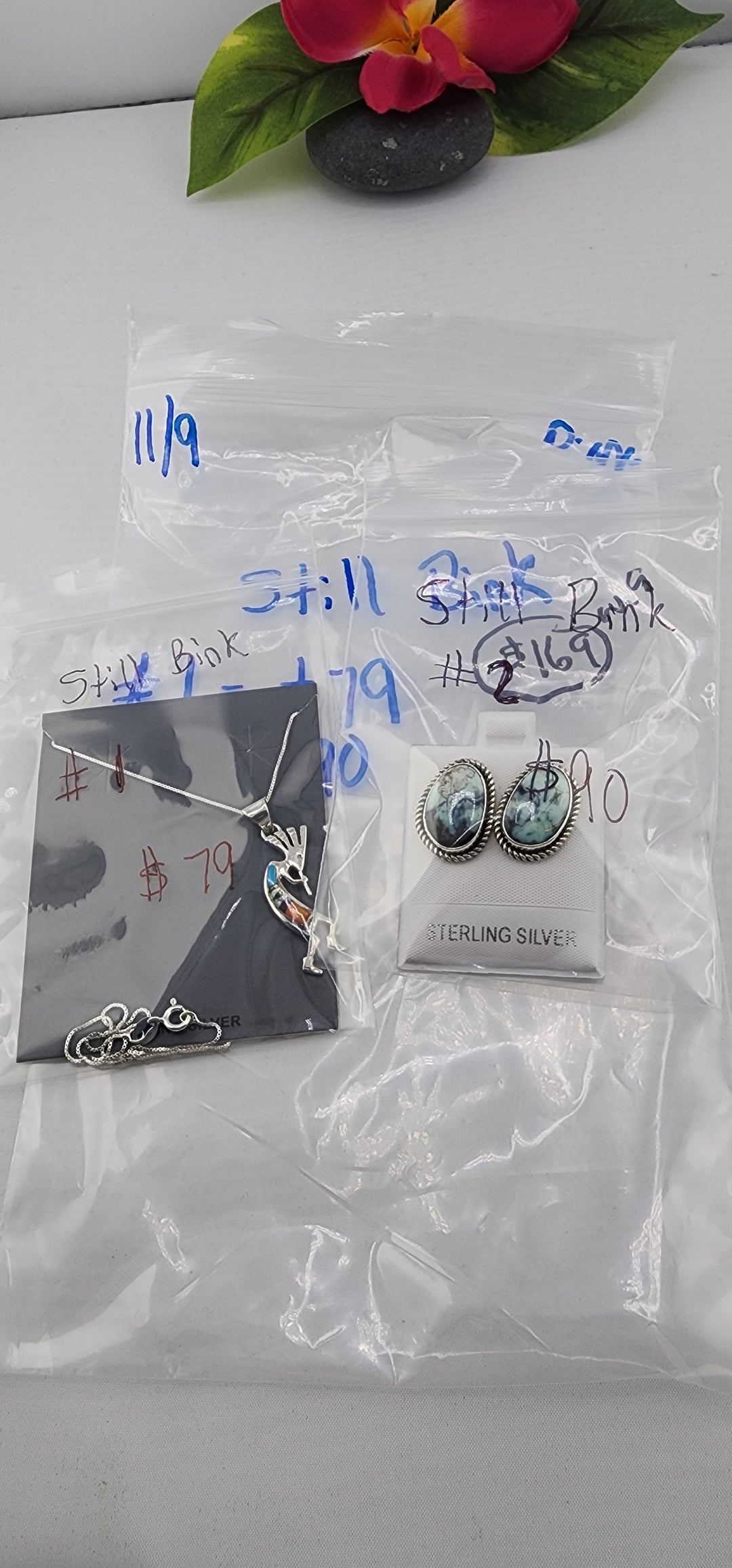 PM SHOW 48HR - RESERVED FOR: Still Bink - 11/9/2025 tiktok Live Show - 2 Sterling Silver Items