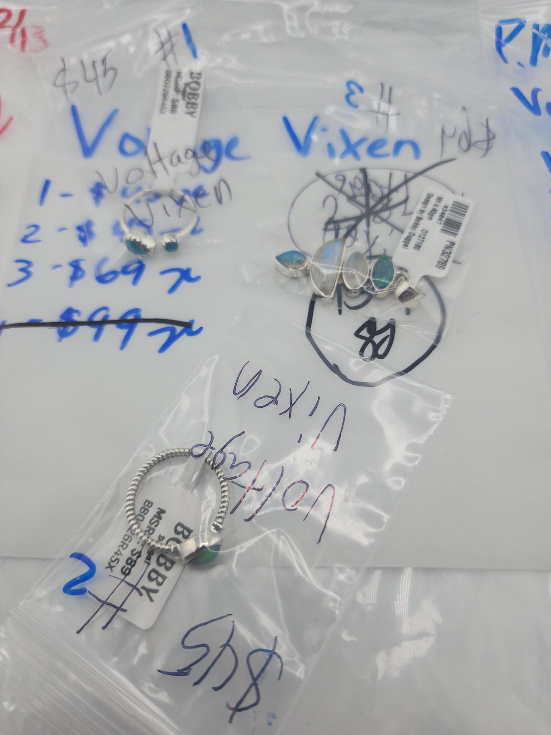 Voltage Vixen - 2/13/26 - 3 925 Sterling Silver Items