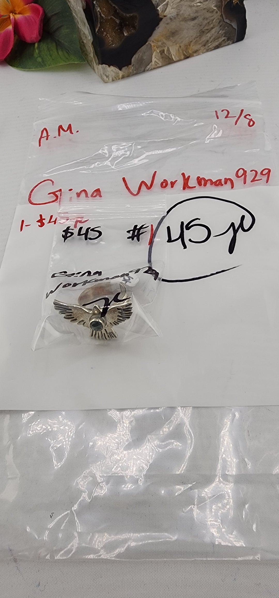 AM SHOW 48HR RESERVED FOR: Gina Workman929 - 12/8/2025 FL tiktok Live Show - 1 Sterling Silver Items