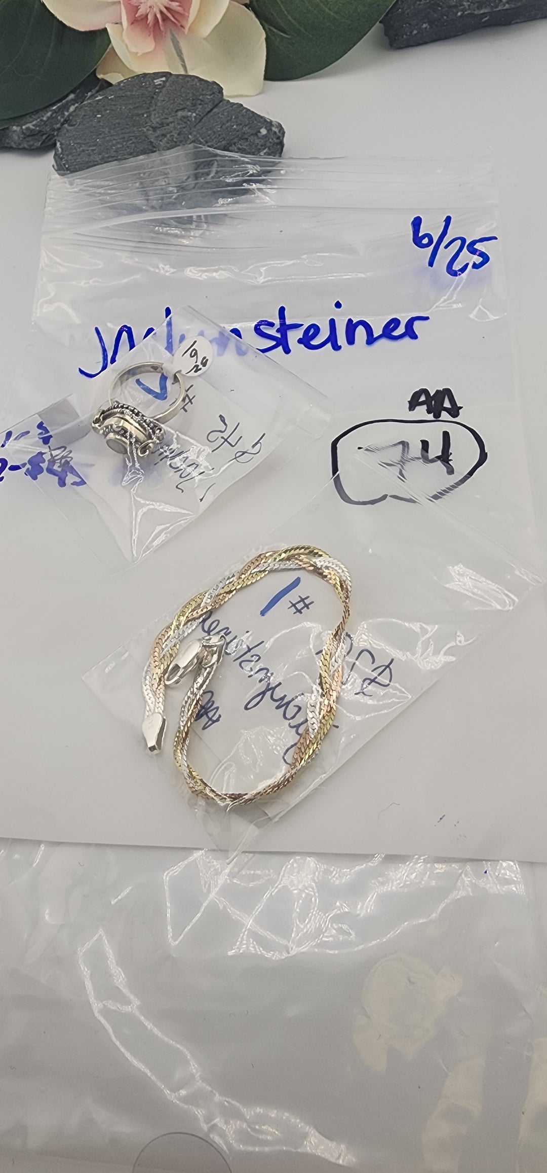 RESERVED FOR: Jaclynsteiner - 6/25/2025 tiktok Reservation Live Show - 2 Sterling Silver Items