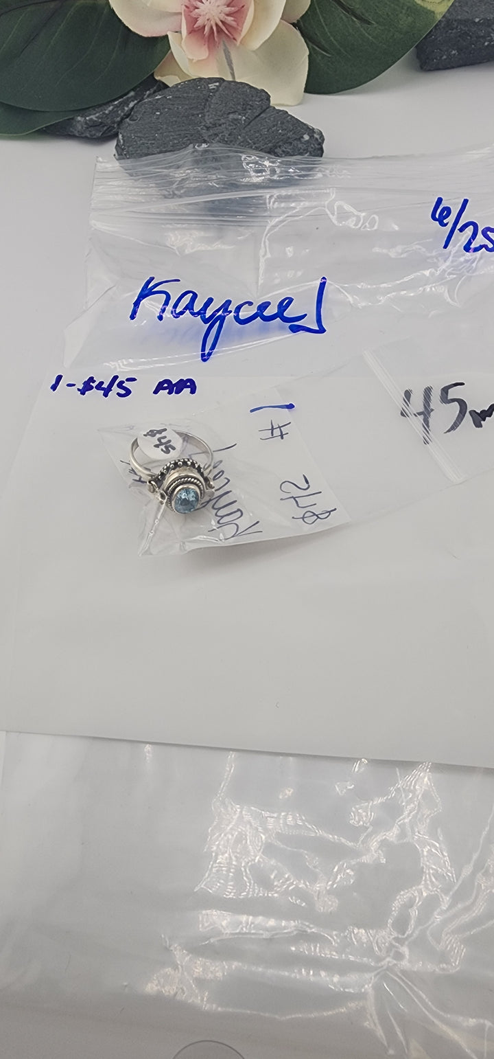 RESERVED FOR: KayceeJ  - 6/25/2025 tiktok Reservation Live Show - 1 Sterling Silver Items