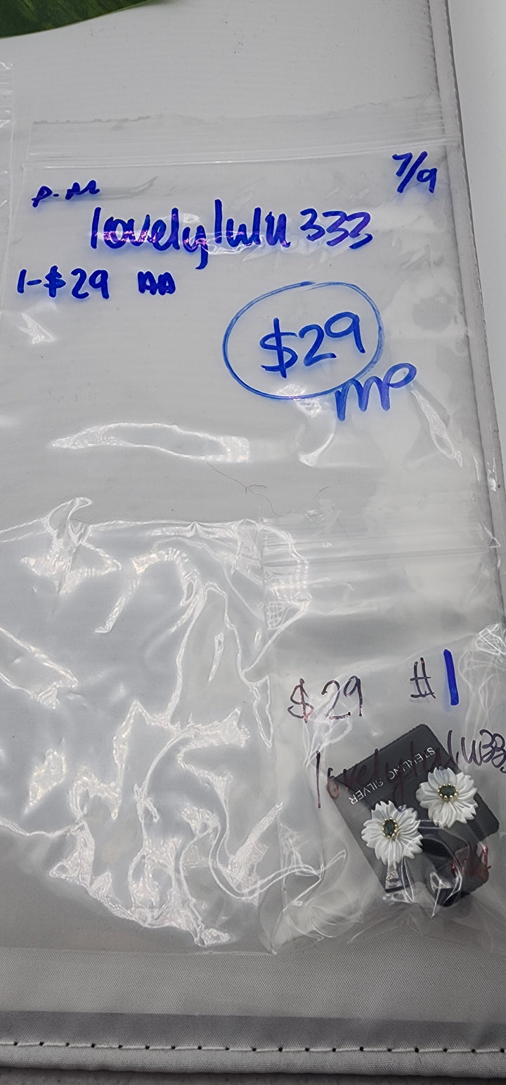 PM SHOW 48HR - RESERVED FOR: lovelylulu333  - 7/9/2025 FL tiktok Live Show -  Sterling Silver Items