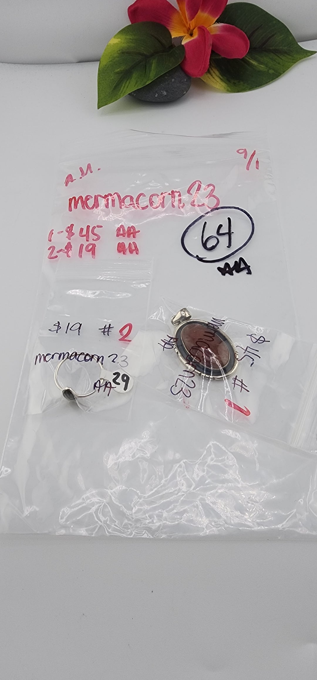 AM SHOW 48HR - RESERVED FOR: mermacorn23 - 9/1/2025 FL tiktok Live Show - 2 Sterling Silver Items