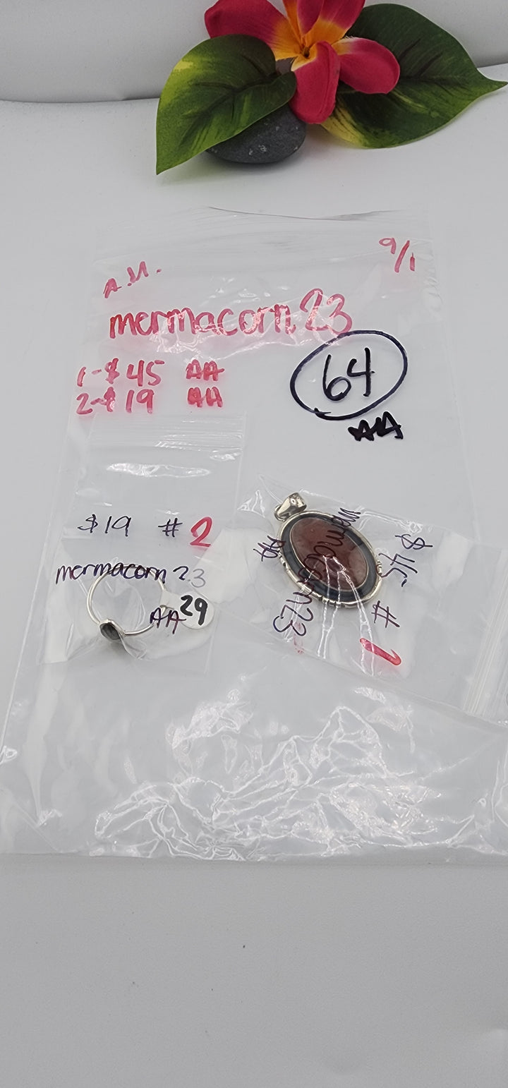AM SHOW 48HR - RESERVED FOR: mermacorn23 - 9/1/2025 FL tiktok Live Show - 2 Sterling Silver Items