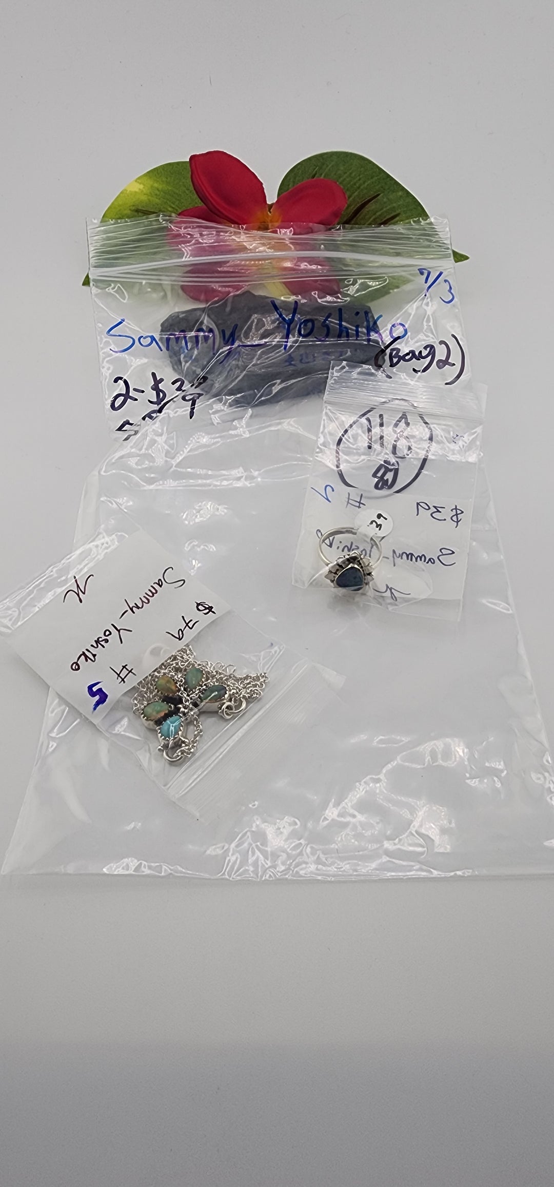 48HR - RESERVED FOR: Sammy_Yoshiko - 7/3/2025 (Bag 2) FL tiktok Live Show - 2 Sterling Silver Items