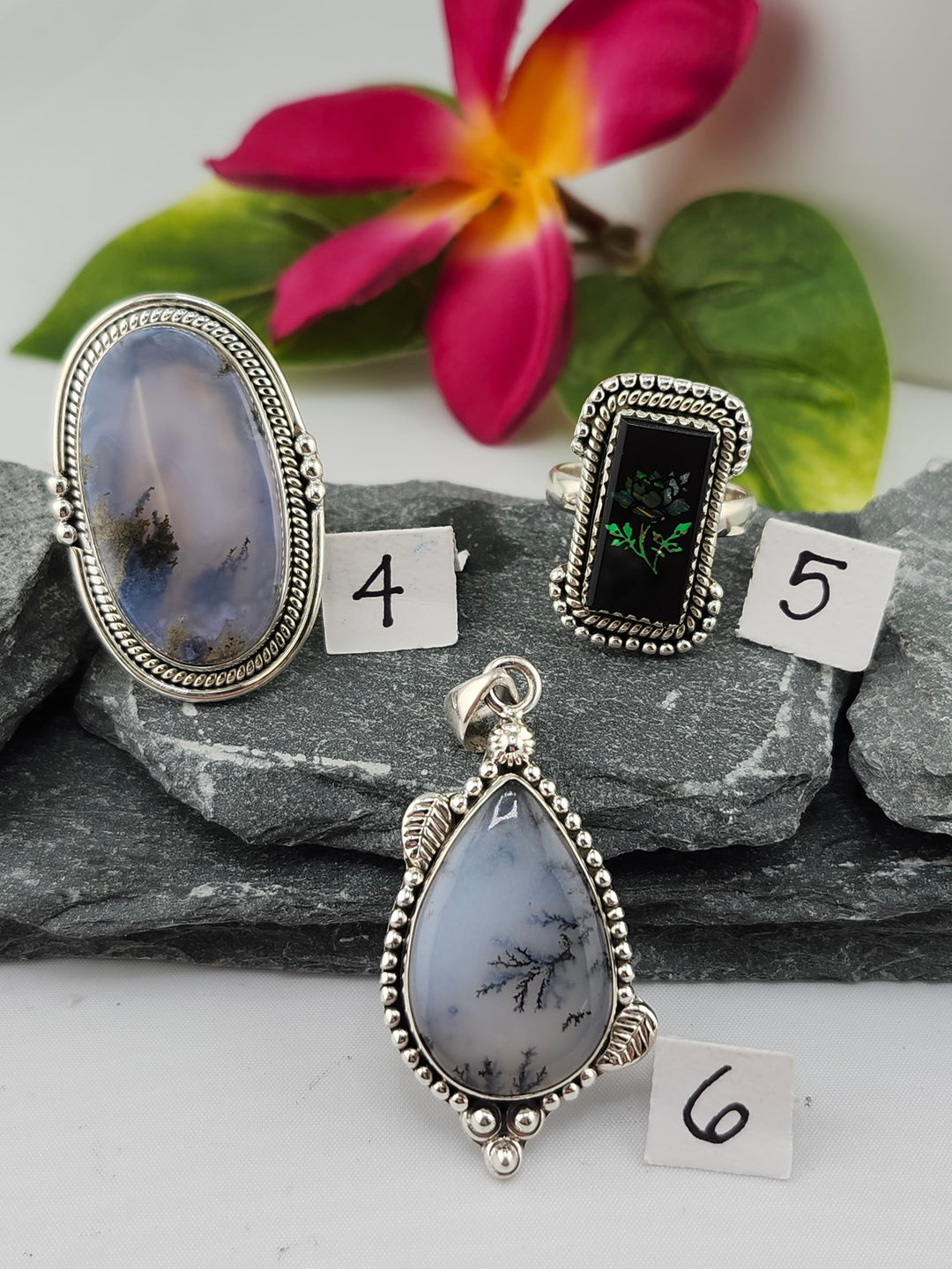 RESERVED FOR: MARY J  -11/19/2024 - 6 Sterling Silver Items