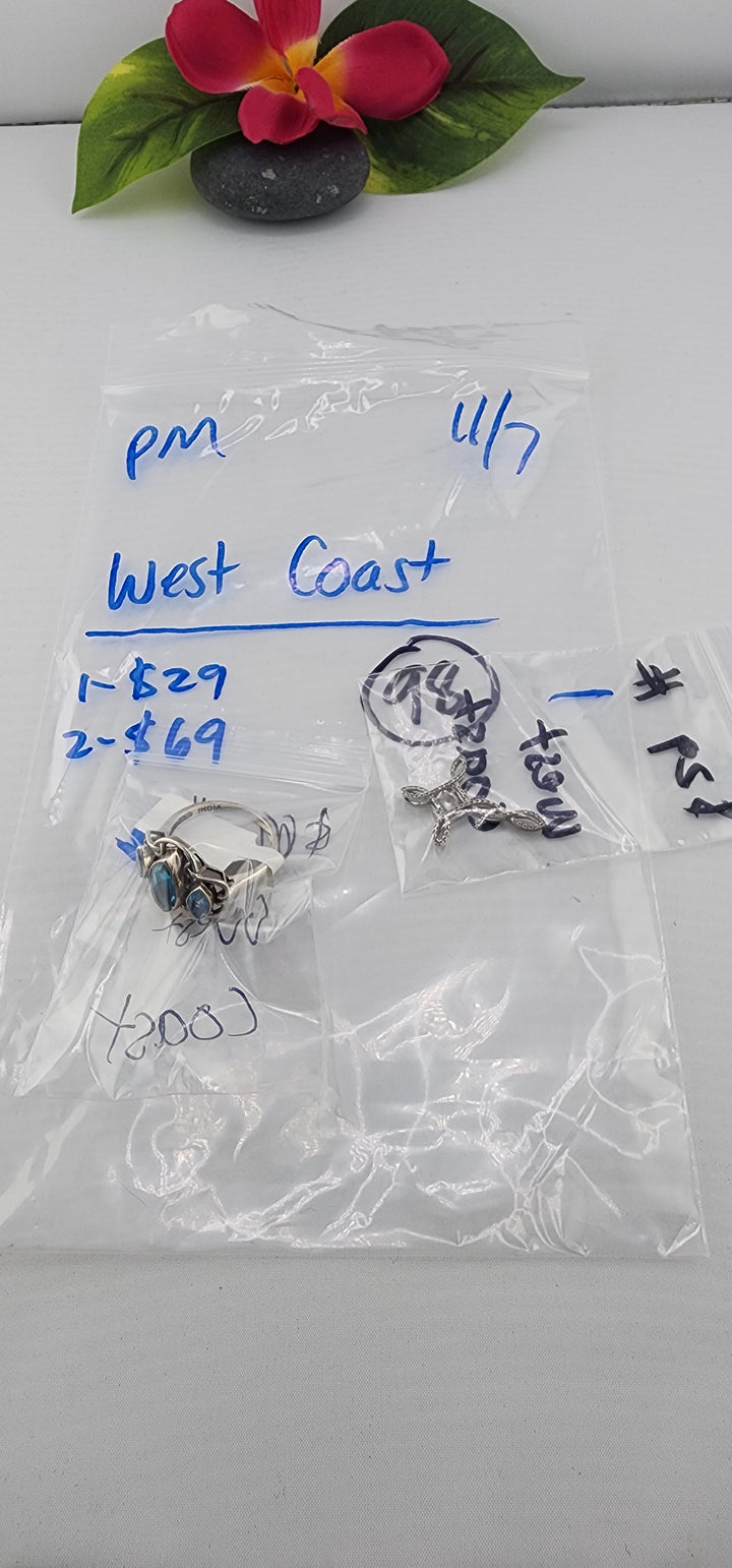 PM SHOW 48HR - RESERVED FOR: Westcoast - 11/7/2025 tiktok Live Show - 2 Sterling Silver Items