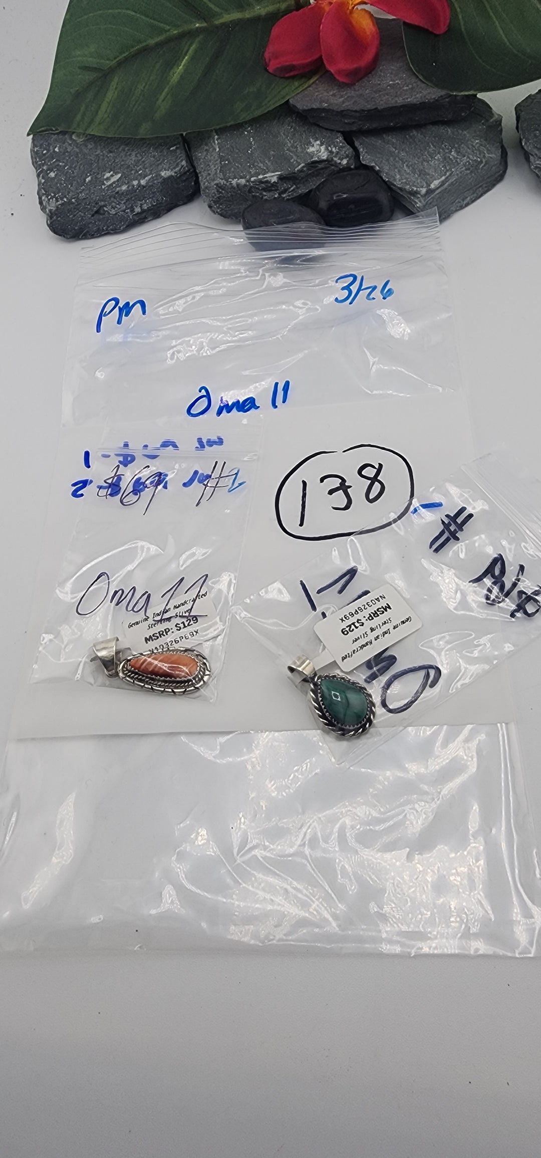 Oma11- 3/26/26 - 2 925 Sterling Silver Items