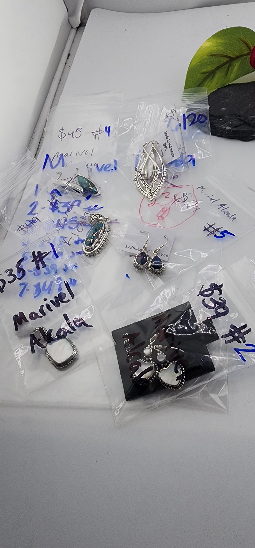 48HR - RESERVED FOR: Marivel Alcala - 6/20/2025 FL tiktok Live Show - 6 Sterling Silver Items
