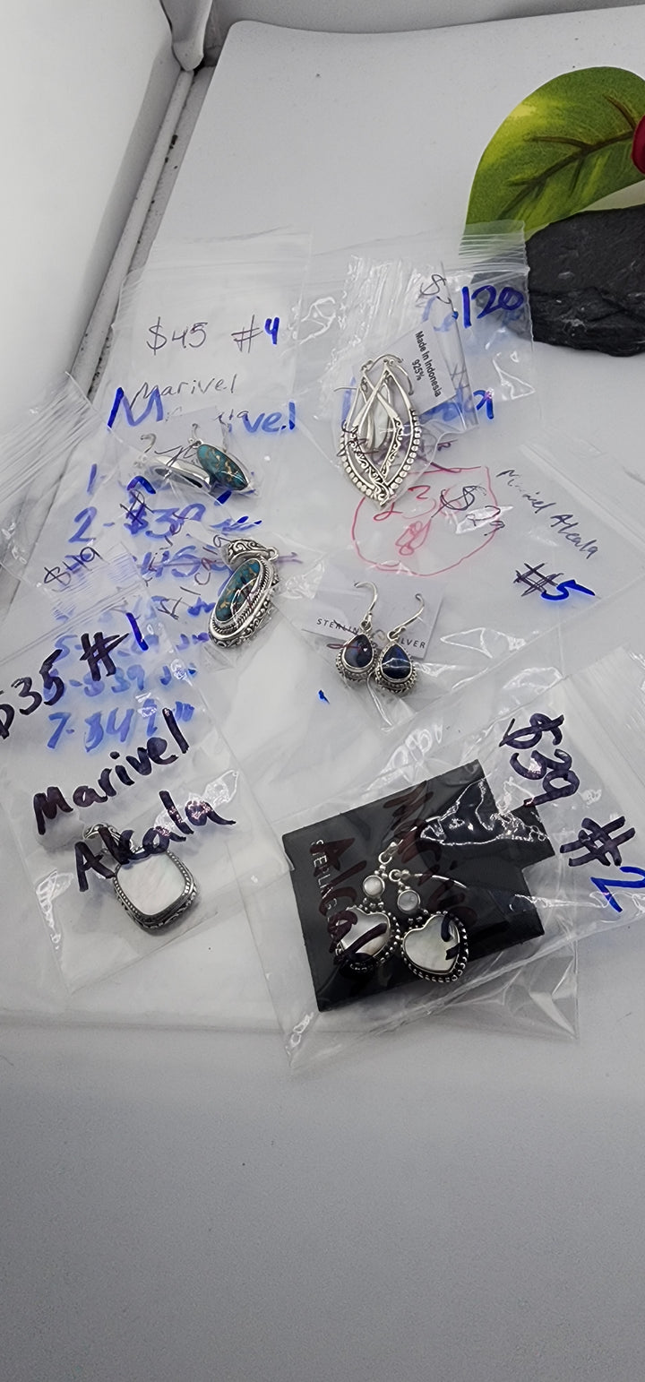 48HR - RESERVED FOR: Marivel Alcala - 6/20/2025 FL tiktok Live Show - 6 Sterling Silver Items