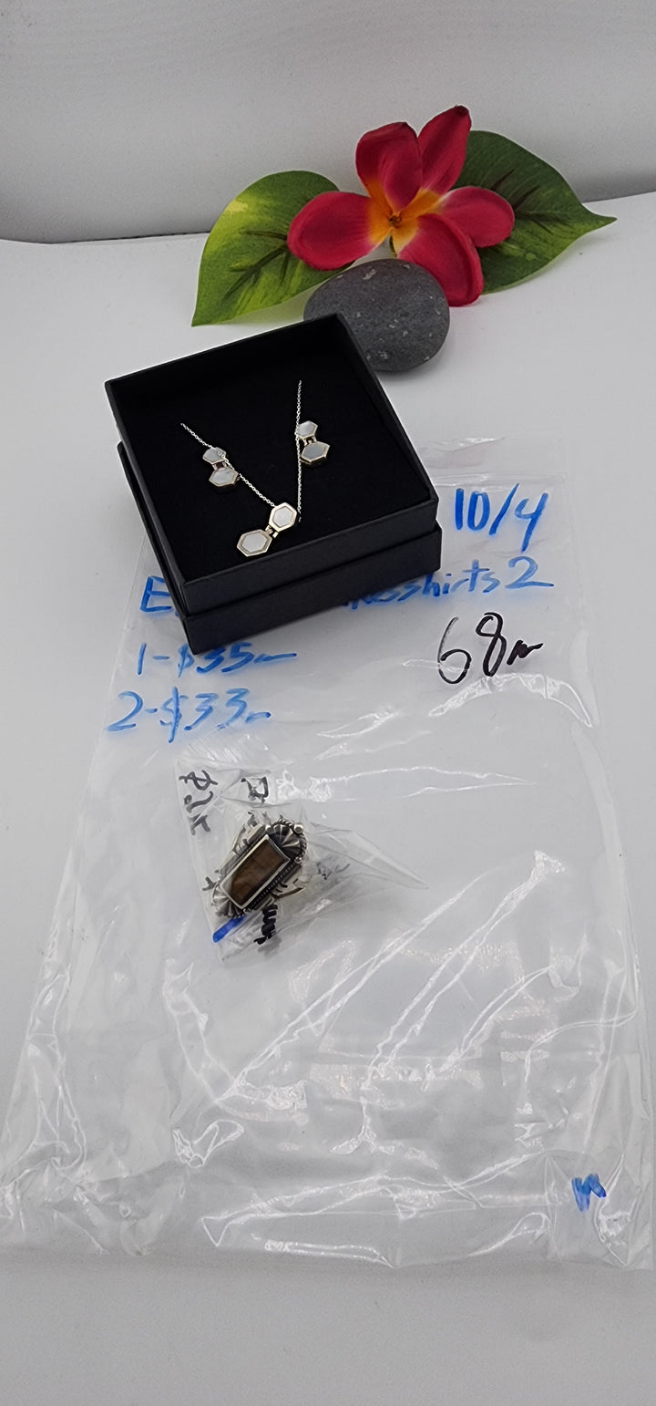 PM SHOW 48HR - RESERVED FOR: Elenathatmakesshirts2 - 10/4/2025 FL tiktok Live Show - 2 Sterling Silver Items