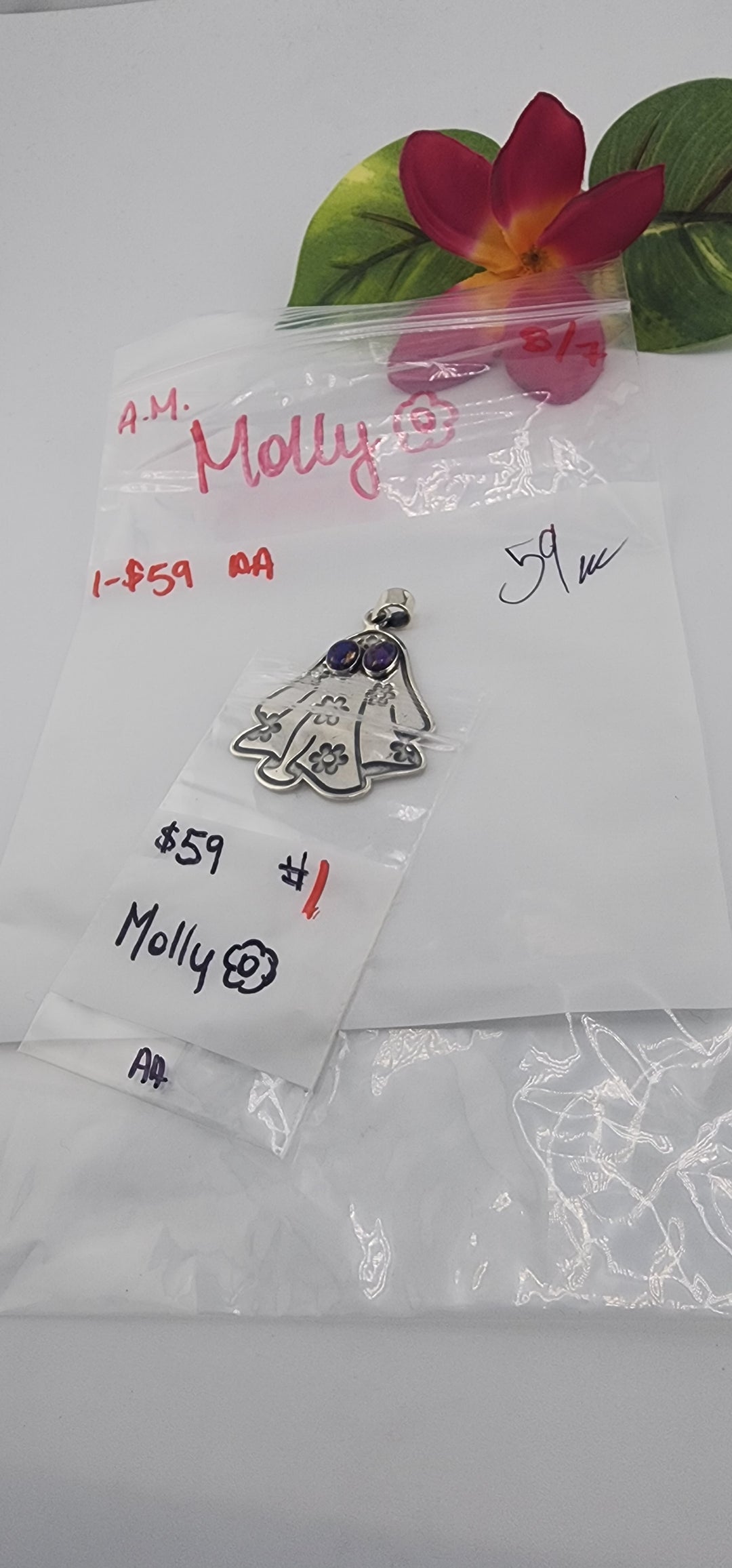 AM SHOW 48HR - RESERVED FOR: Molly🌸 - 8/7/2025 FL tiktok Live Show - 1 Sterling Silver Items