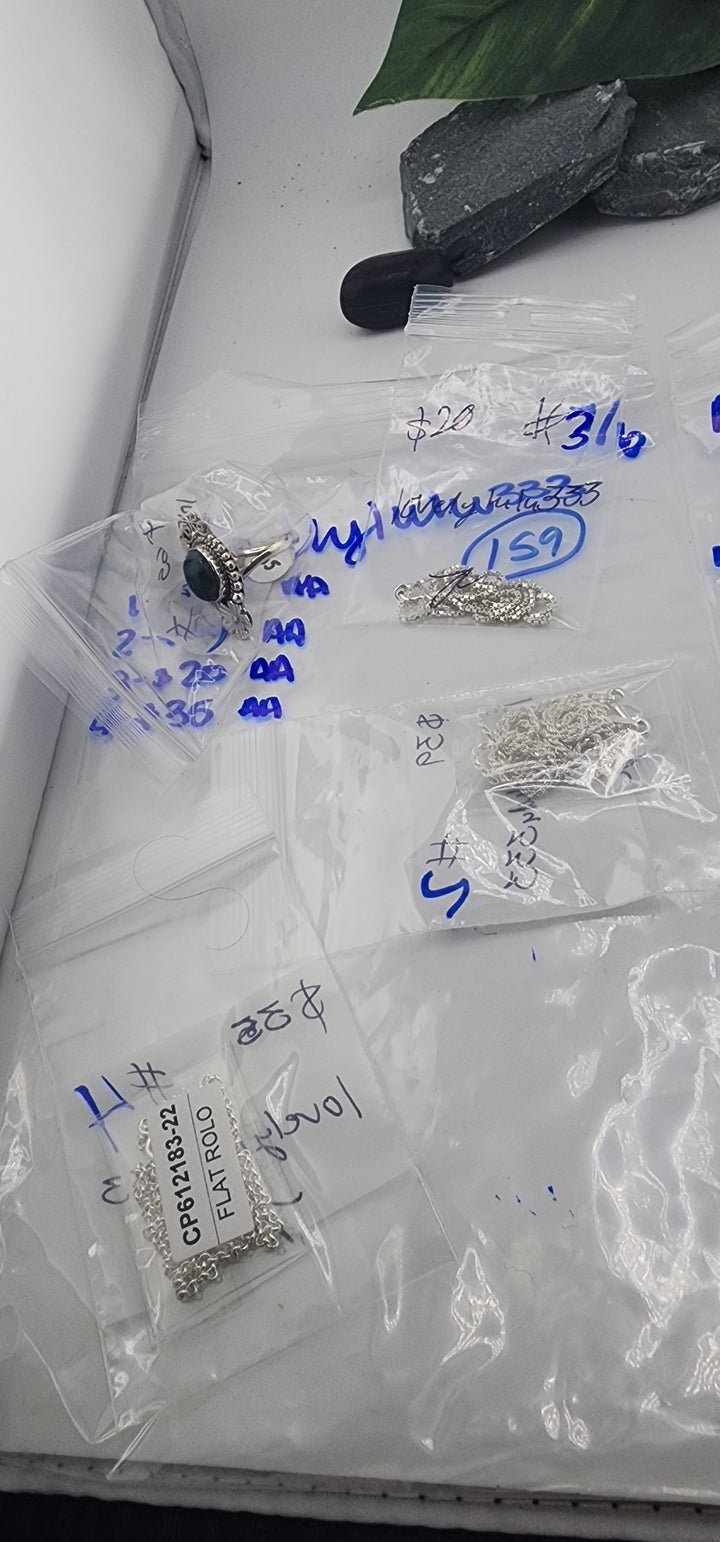 RESERVED FOR: lovelylulu333 - 7/6/2025 tiktok Reservation Live Show -4 Sterling Silver Items