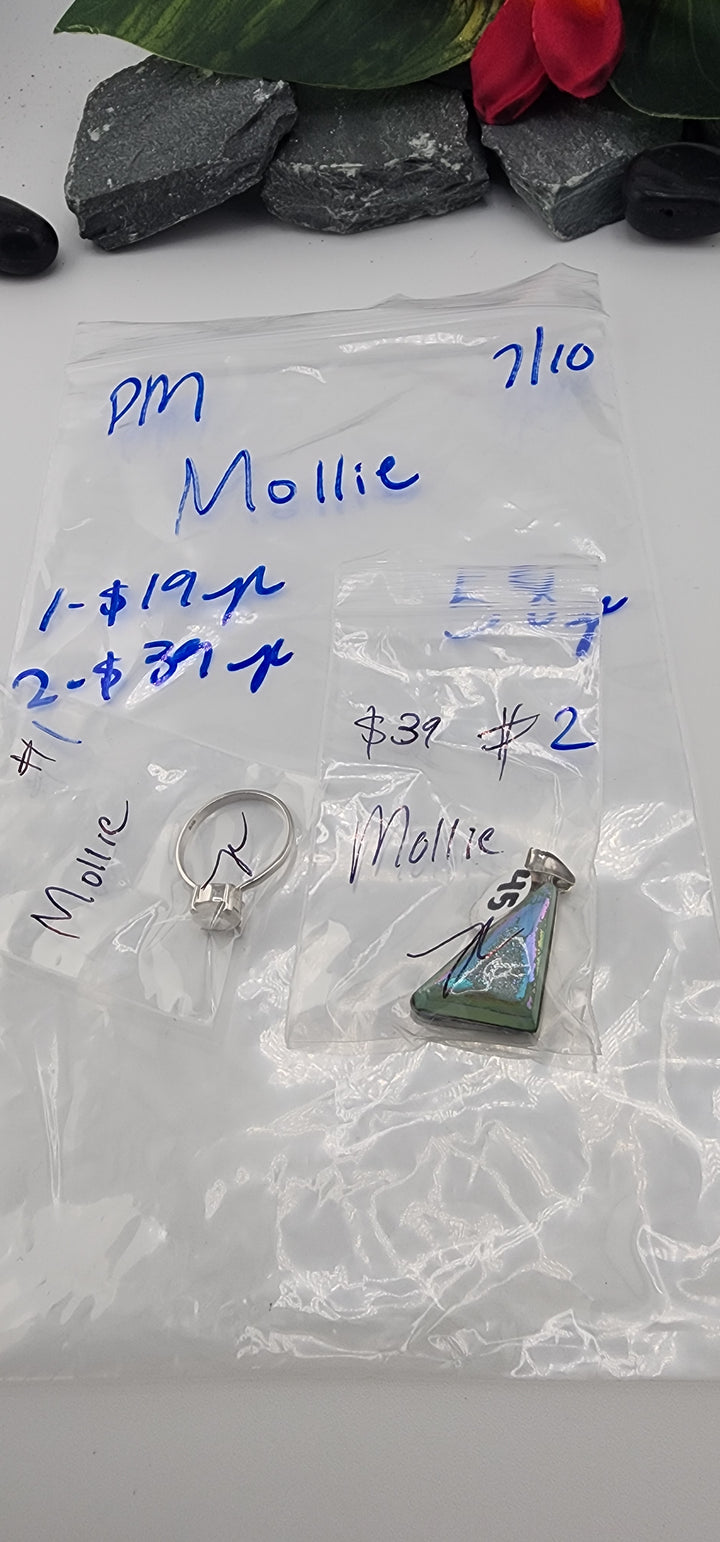 PM SHOW 48HR - RESERVED FOR: Mollie - 7/10/2025 FL tiktok Live Show - 2 Sterling Silver Items