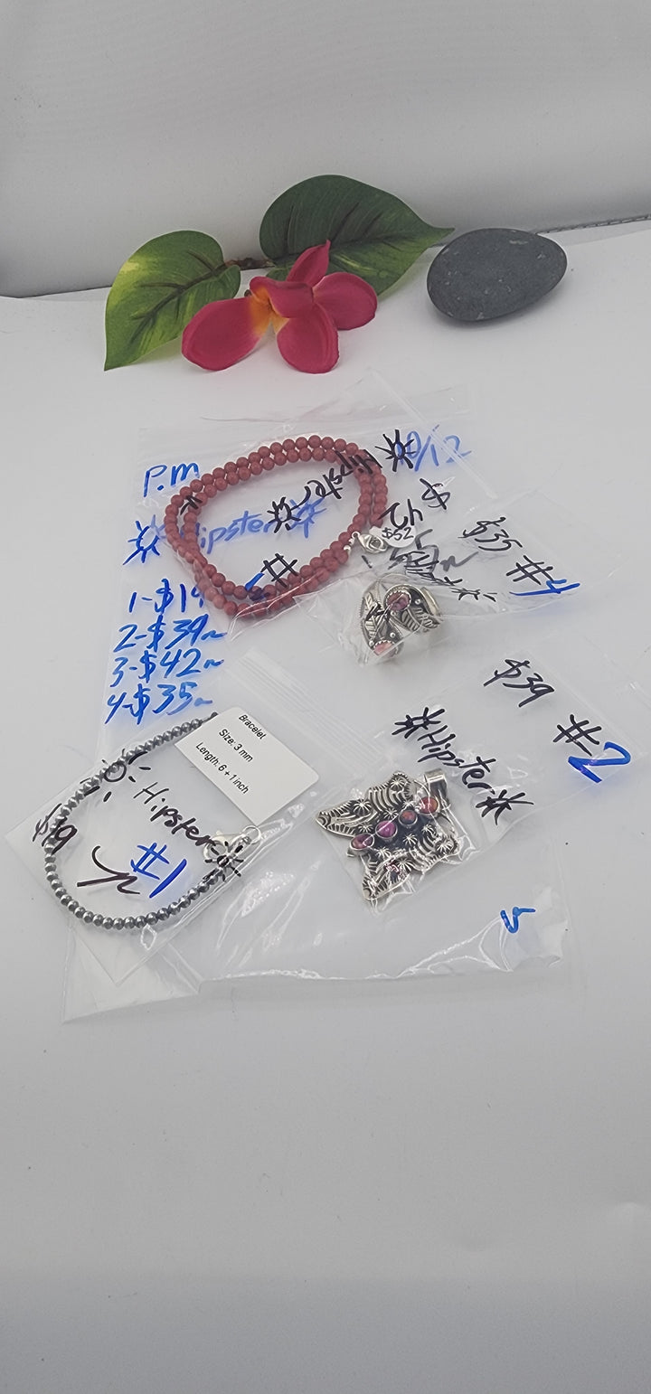 PM SHOW 48HR - RESERVED FOR: 🔆Hipster🔆 - 10/12/2025 FL tiktok Live Show - 4 Sterling Silver Items