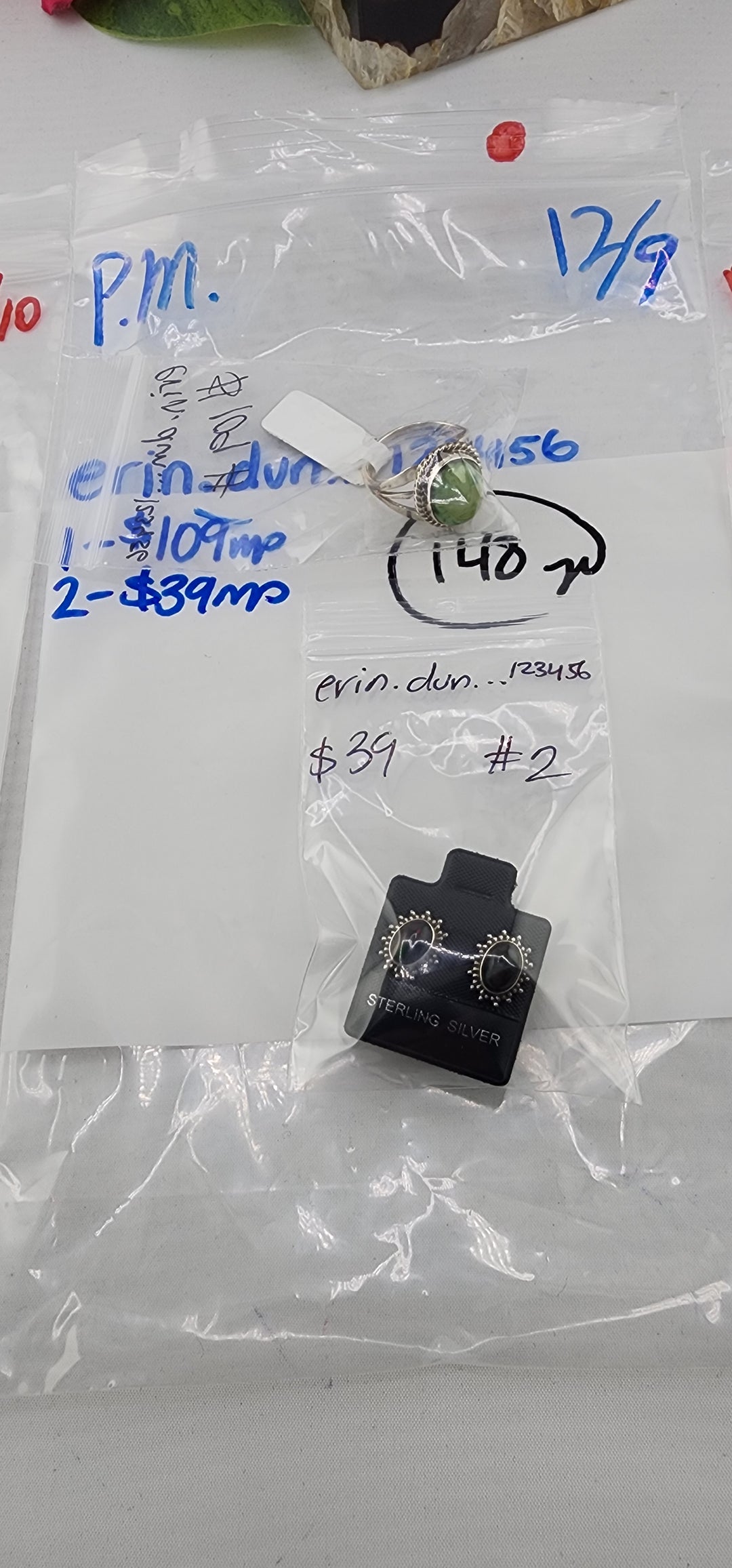 PM SHOW 48HR - RESERVED FOR: Erin.dun...123456 - 12/9/2025 tiktok Live Show -  Sterling Silver Items