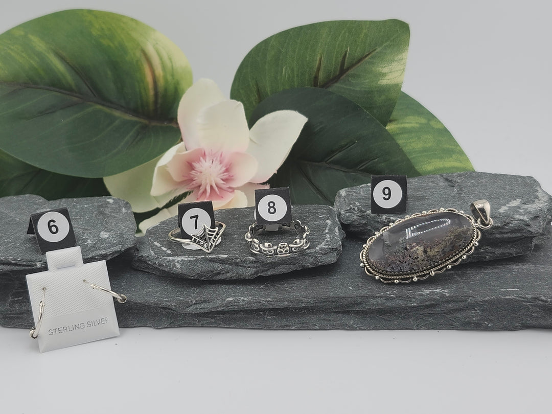 RESERVED FOR: Super_Spookie - 2/16/2025 Show - 9 Sterling Silver Items