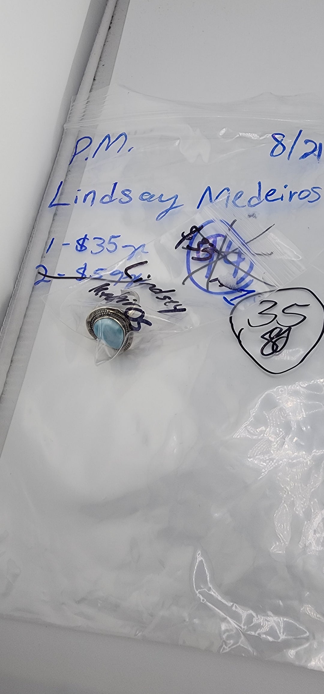PM SHOW 48HR - RESERVED FOR: Lindsay Medeiros - 8/21/2025 FL tiktok Live Show - 1 Sterling Silver Items